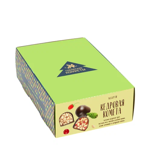  Кедровая комета Ассорти (9429) (классика, клюква, шишка, земляника), 540г   в Соколе