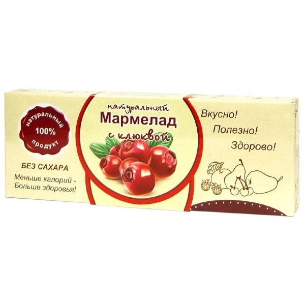 №2 Мармелад натуральный "Клюква" 140г в Соколе